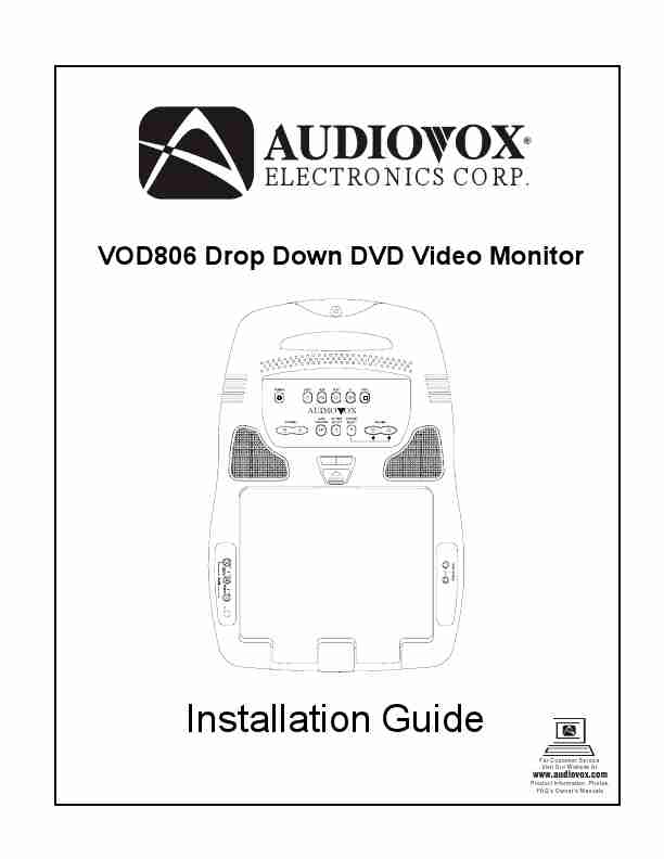 Audiovox Car Video System VOD806-page_pdf